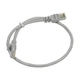 Патч-корд мережевий Trinix UTP, RJ-45, CAT.5 0.5m Gray - изображение 1