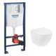 Інсталяція Grohe Rapid Sl 3 В 1 38772001 + Унітаз Kroner Harz Whi483632 Tornado З Сидінням Slim Duroplast Soft Close Quick Relase Kh483632Whit (38772001Kh48363) - зображення 1