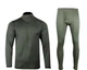 Тактическое флисовое термобелье Mil-Tec Thermofleece Underwear gen. III Level 2 - Olive -11222001 3XL - изображение 1