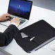 Сумка-чехол для ноутбука/макбука MacBook Air/Pro 13-13.3 дюймов с ручкой и мягкой подкладкой SWEETONE ND01D черный (GS-146903) - изображение 7