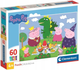 Puzzle Clementoni Super Kolor Peppa Pig 60 elementów (8005125262045) - obraz 1