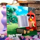 Декоративное зеркало "Герои мультфильма Angry Birds" украшение интерьера в детскую комнату, спальню, стильный подарок - изображение 3