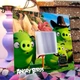 Декоративное зеркало "Герои мультфильма Angry Birds" украшение интерьера в детскую комнату, спальню, стильный сувенир - изображение 3