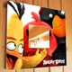 Зеркало "Герои мультфильма Angry Birds" украшение в детскую комнату, спальню, игровую, кафе - изображение 1