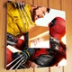 Декоративное зеркало "Дэдпул и Росомаха. Deadpool Wolverine. Marvel. Марвел" сувенир фанатам комиксов, украшение интерьера - изображение 1