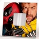 Зеркало "Дэдпул и Росомаха. Deadpool Wolverine. Marvel. Марвел" подарок фанатам комиксов, украшение интерьера - изображение 2