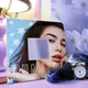Декоративное зеркало "Певица Дуа Липа. Dua Lipa" сувенир для фанатов, поп музыка, для интерьера в спальню, кафе, караоке - изображение 3