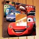Зеркало с героями мультфильма "Тачки. Cars. Дисней" украшение в детскую комнату, спальню - изображение 1