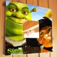 Декоративное зеркало "Шрек и кот. Shrek" герои мультфильма, украшение для детской комнаты, спальни - изображение 1