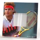 Декоративное зеркало "Теннисист Андре Агасси. Andre Agassi" для любителей тенниса украшение интерьера для спорт клуба - изображение 2