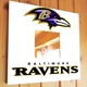 Зеркало "Baltimore Ravens" американский футбол NFL команды, для фанатов НФЛ, подарок для спальни, спорт клуба, бара - изображение 1