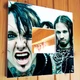 Зеркало "Группа Papa Roach" подарок фанату метал музыки, музыканту, украшение в бар, клуб, студию - изображение 1