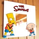 Декоративное зеркало "Симпсоны. The Simpsons" герои мультфильма в детскую комнату, спальню, подарок фанату - изображение 1