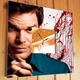 Настенные часы с фото "Сериал Декстер. Dexter" сувенир фанатам кино, декор интерьера дома, офиса, кафе, бара - изображение 2