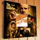 Настенные часы "Герои фильма Крёстный отец. The Godfather" для фанатов кино, украшение интерьера спальни, дома, кафе, бара - изображение 2