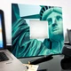 Зеркало со стильним декором "Статуя Свободы. США. Statue of Liberty" в спальню, дизайн в кафе, подарок - изображение 3