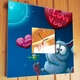 Часы с зеркалом "I Love You. Я тебя люблю" День Валентина подарок для девушки, мамы, бабушки - изображение 2