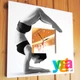 Интерьерные тематические стильные часы "Йога для всех. Yoga for all" украшение студии, комнаты, спальни - изображение 2