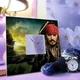 Часы "Пираты Карибского моря. Pirates of the Caribbean" крутой подарок фанатам кино, украшение дома - изображение 3