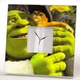 Часы "Шрек и кот. Shrek" герои мультфильма, украшение интерьера для детской комнаты, спальни - изображение 1