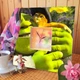 Часы "Шрек и кот. Shrek" герои мультфильма, украшение интерьера для детской комнаты, спальни - изображение 3