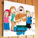 Часы "Мультфильм Гриффины. Family Guy" украшение интерьера спальни, кафе, офиса - изображение 3