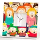 Стильные часы "Южный Парк. South Park" украшение интерьера спальни, бара, кафе - изображение 1