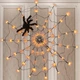 Светодиодная гирлянда на Halloween, паутина с пауком, диаметр 110 см, 70 LED, 8 режимов, на батарейках - изображение 4