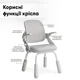 Детское кресло Mealux Neo Air Static Grey (Y-306 G) - изображение 4