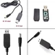 Кабель живлення-перехідник для Wifi роутерів USB-DC (5,5×2,5 мм) 5-12V від Power Bank DC-55-M2 - зображення 9