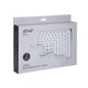 Лійка для верхнього душу Qtap Hlavova 260x180 мм прямокутна Chrome/White - зображення 5