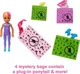 Игровой набор Барби Тубус с 6 сюрпризами Barbie Color Reveal Chelsea Doll with 6 Surprises Neon Tie-Dye Series HCC90 - изображение 3