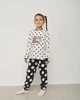 Піжама Nicoletta на дівчинку - Пінгвін - в горошок - Family look мама/донька 95216-Білий-134 - зображення 1