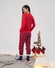 Жіноча піжама Nicoletta зі штанами - Merry Christmas - Family look для родини 96646-Червоний-L - зображення 8