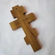 Крест квадратный 30*16cm резная ольха - изображение 3