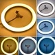 Кольцевая лампа LED 33 см Ring Light + штатив 210 см Лампа для блогера и визажиста с держателем для телефона и штативом 2,1 метра круглая 33 см - изображение 7