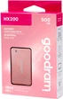 Dysk SSD Goodram HX200 500GB USB 3.2 Type-C Rose Gold (SSDPR-HX200-500-RG) External - obraz 7
