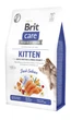 Сухий корм Brit Care Cat by Nutrition Kitten Gentle Digestion Strong Immunity для кошенят, з лосось, 2 кг (1111175078) - изображение 1