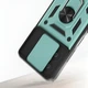 Противоударный чехол Armor Ring + защита камеры для Samsung Galaxy A05 (A055) Simon case зеленый - изображение 13