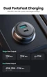 Автомобільний зарядний пристрій Ugreen CD239 63W із портом USB-C PPS-45W USB-A 18W 1C1A Black (90645) - зображення 8