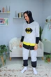 Чоловічі кігурумі доросла та підліткова Kigurumi DC Batman Бетмен Сірий S 145-155 см (1060/2) - зображення 2