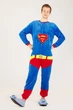 Чоловічі кігурумі доросла та підліткова Kigurumi Супермен Superman Синій S 145-155 см (1079/2) - зображення 1