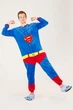 Чоловічі кігурумі доросла та підліткова Kigurumi Супермен Superman Синій S 145-155 см (1079/2) - зображення 4