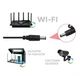 Кабель для роутера USB 2.0 Out 9V/12V на DC 5.5/2.5 от Power Bank LED підвищуючий з перемикачем Black 1 м - зображення 3