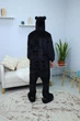 Пижама Кигуруми My Kigu Мужская Кот Черный размер XL 175-185 см (21074411) - изображение 5