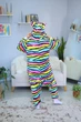 Пижама Кигуруми My Kigu Женская Радужная Кошка Разноцветный Размер М 155-165 см (103641) - изображение 6