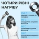 Фен стайлер для волосся Supersonic Premium Magic Hair 3 режими швидкості 4 температури Сірий - зображення 4