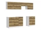 Практичний та місткий кухонний гарнітур 240 Junona Black Red White (K24-JUNONA_MODUL_WER_2/240_BBL) 170106 - зображення 3