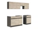 Практичний та місткий кухонний гарнітур 230 Junona Black Red White (JUNONA_MODUL_WER_2/230_BBL) 170137 - зображення 2