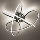 Люстра світлодіодна стельова LUMINARIA LIANA MONO 60W R490 CHROME/OPAL 220V IP20 4000K, LED світильник (без пульта) - зображення 1